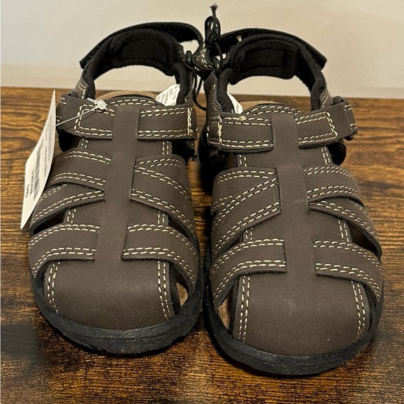 Thereabouts Toddler Boys Brown LIL Tidal Sandals NWT Various Sizes - Picture 7 of 9